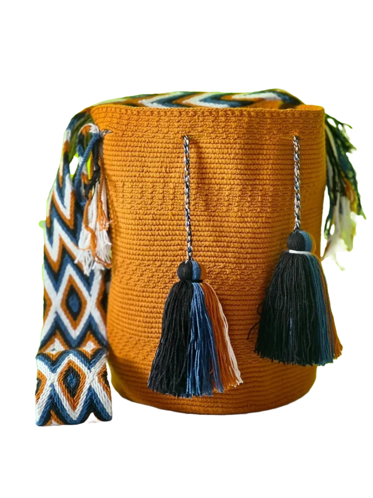 Orange Wayuu Mochila