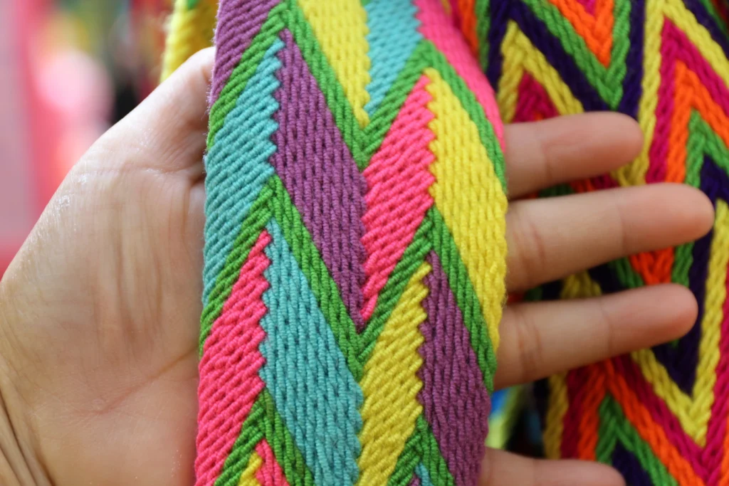 colorful-cotton-material-strap-of-Wayuu-bag