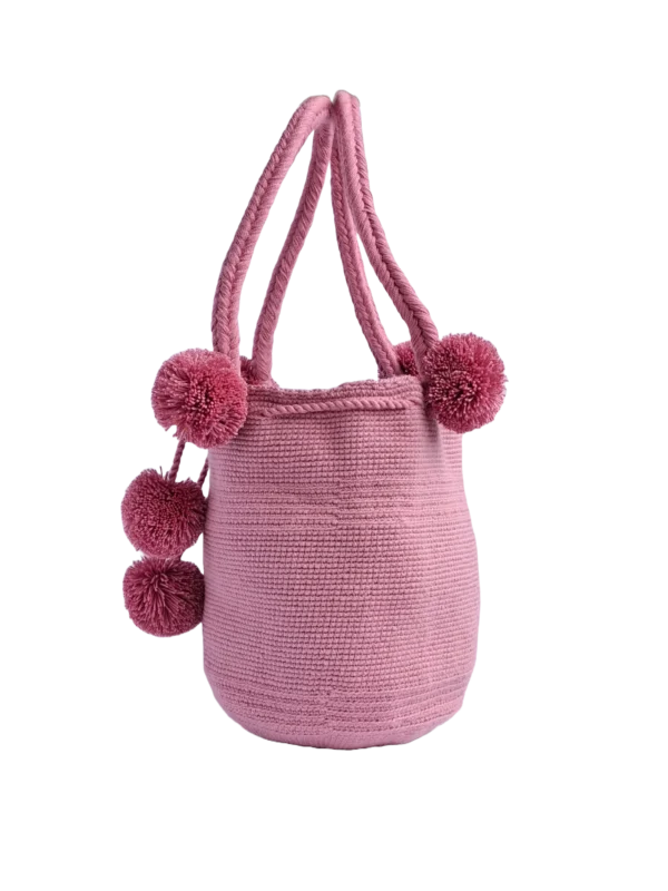 Pastel-Violet-Side-Part-Pom-Pom-Wayuu-Crafted-Handbag