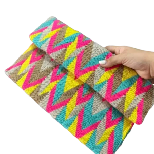 Colorful Wayuu Purse with zippers