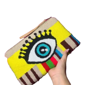 Colorful Wayuu Purse with zippers