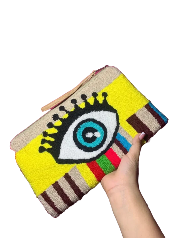 Colorful Wayuu Purse with zippers